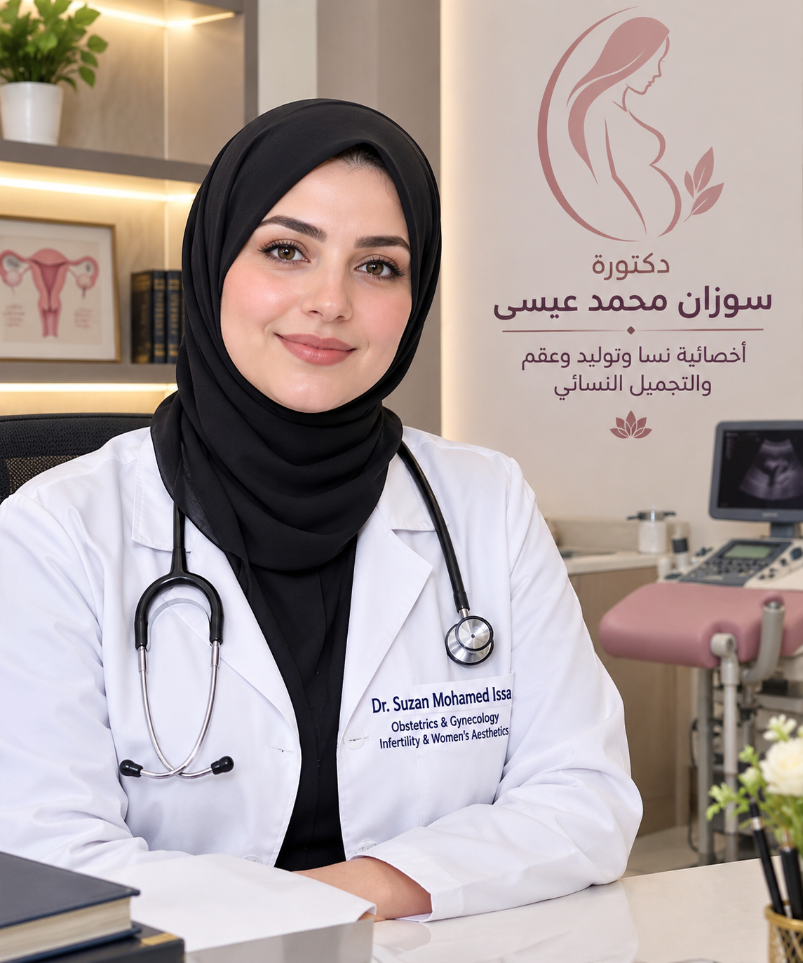 دكتورة سوزان محمد عيسى - أخصائية النساء والتوليد والعقم والتجميل النسائي